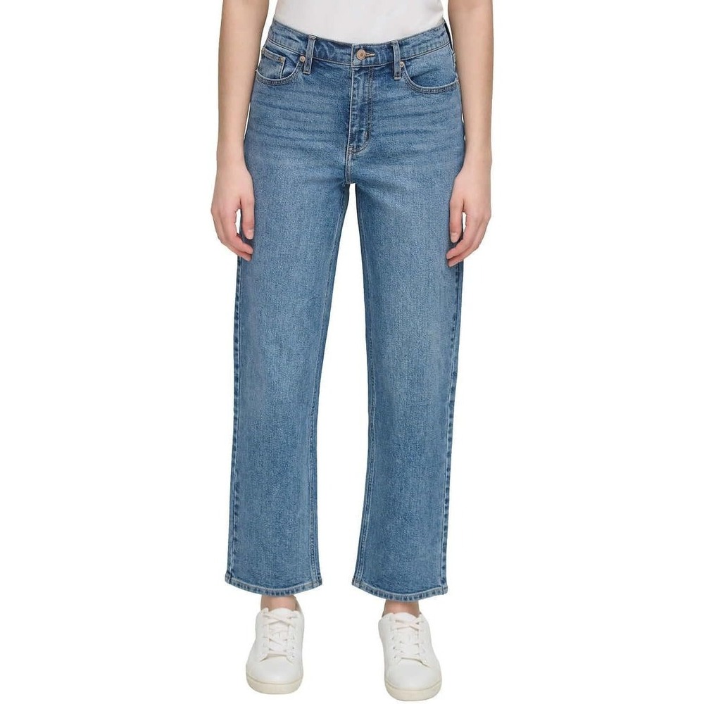 Calvin Klein Women High Rise Straight Leg‎ Jean, 32P